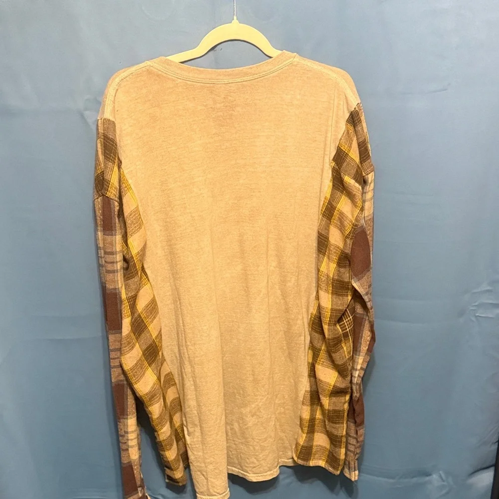 Stone Temple Pilots Graphic upcycled Long Sleeve Flannel size L/XL - Picture 3 of 5